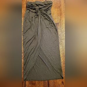 Heart & Hips Maxi Skirt Olive Green Size M